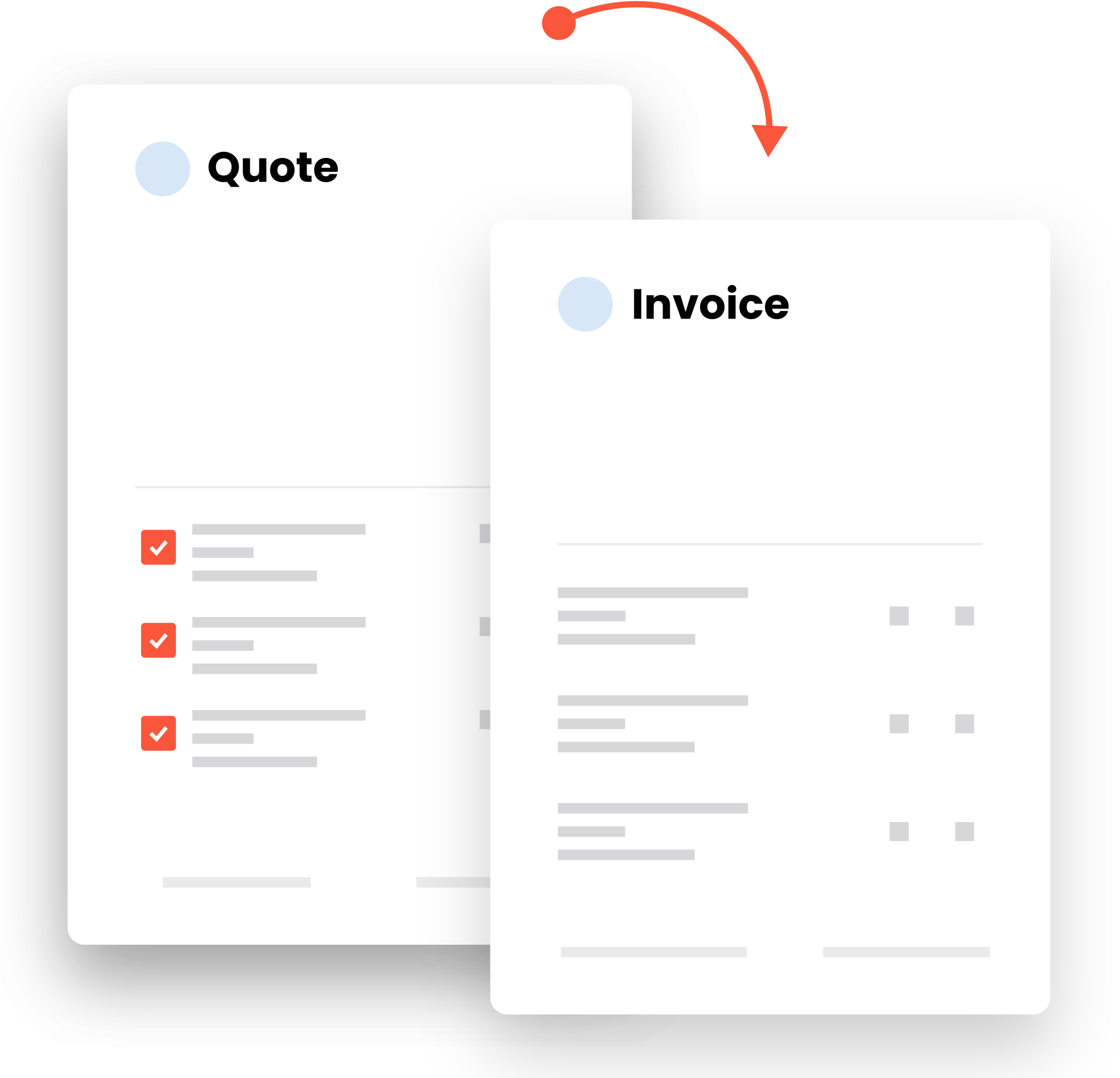 Invoice Software - Turn quotes into invoices