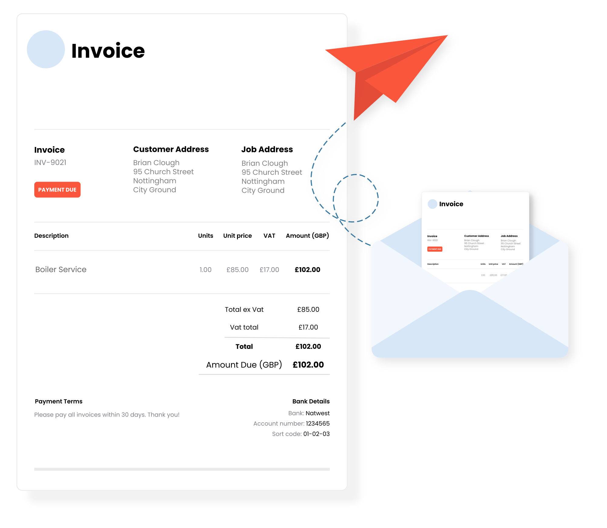 Invoice Software - send invoices