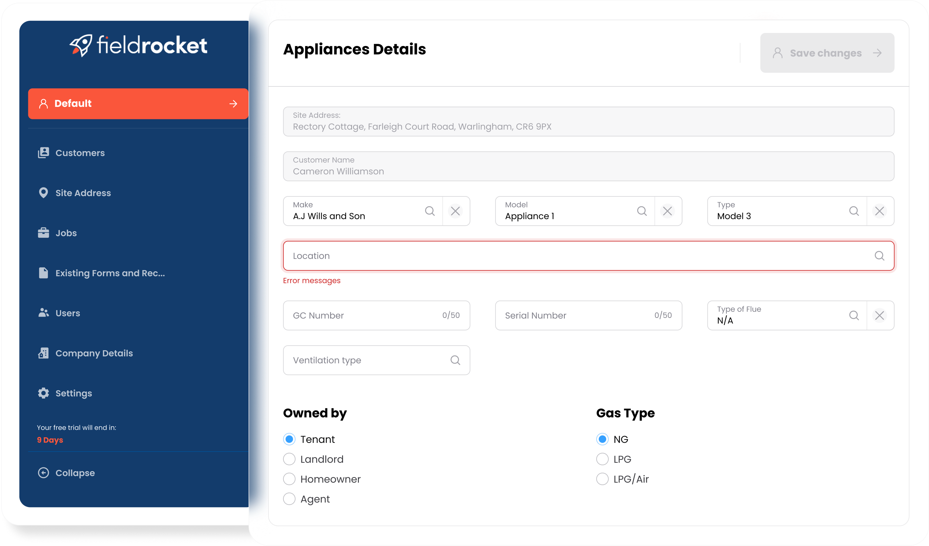 Electrical - Header Image v2 Job management made easy on FieldRocket