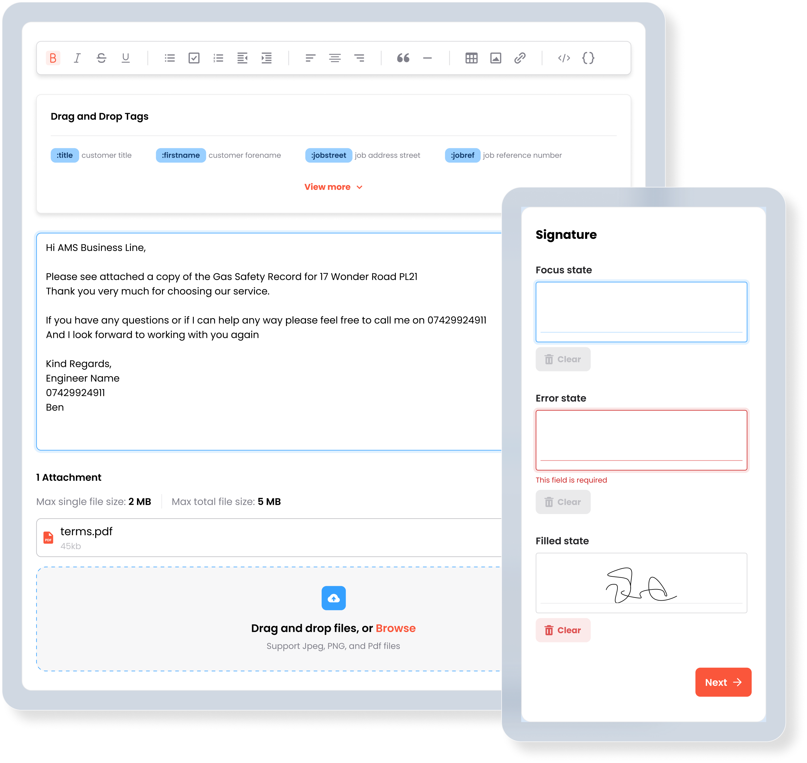 Little details to impress your customers customise emails and sms reminders