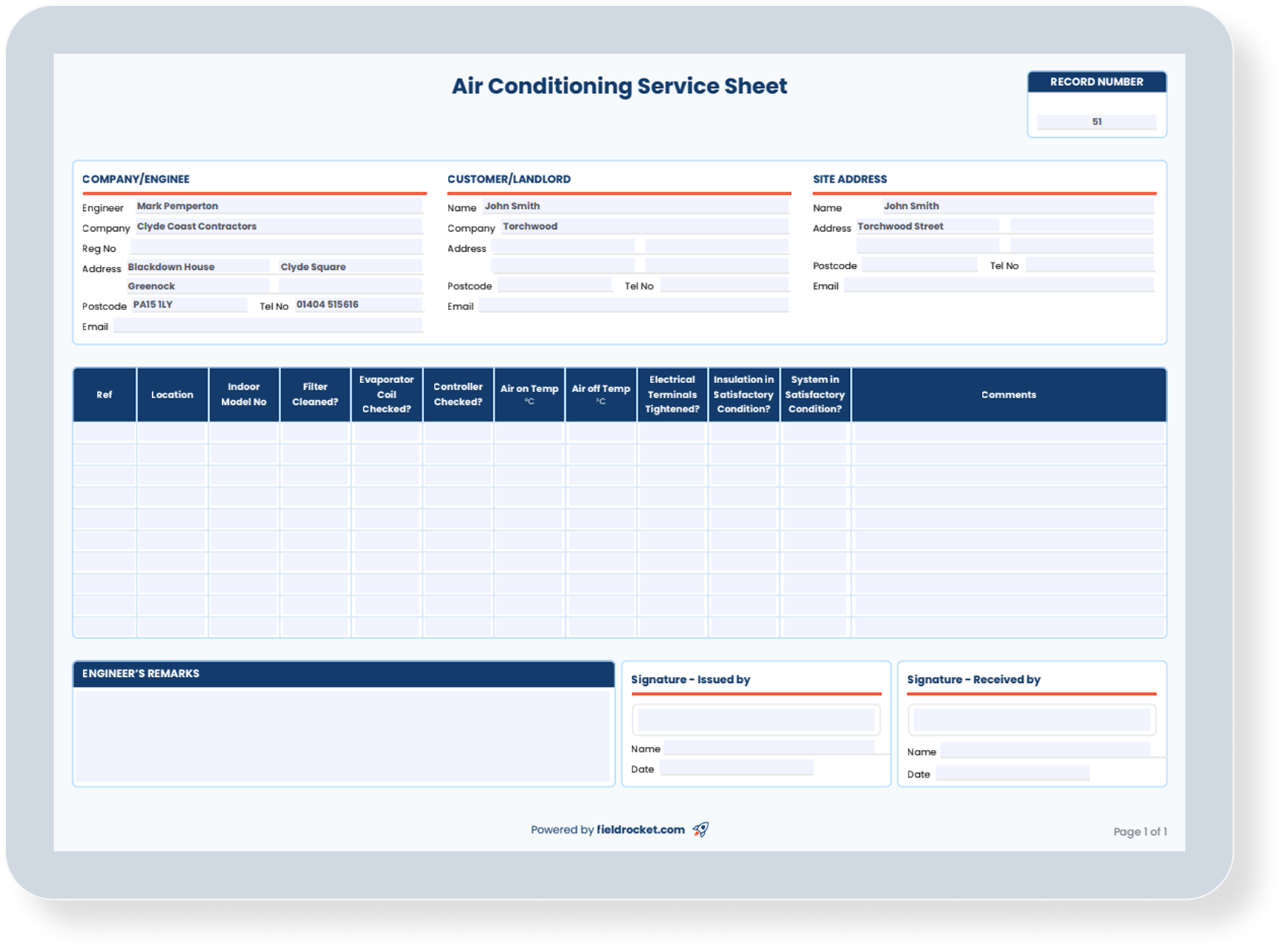 Create professional looking paperwork Organise your gas engineers and staff