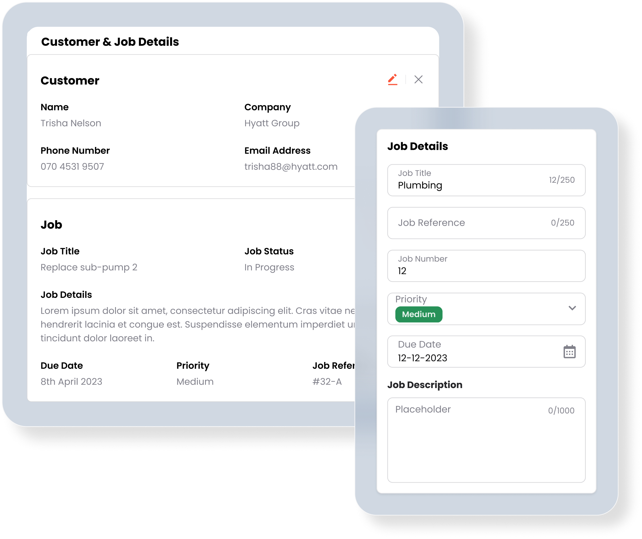 Keep track of every detail Organise your gas engineers and staff