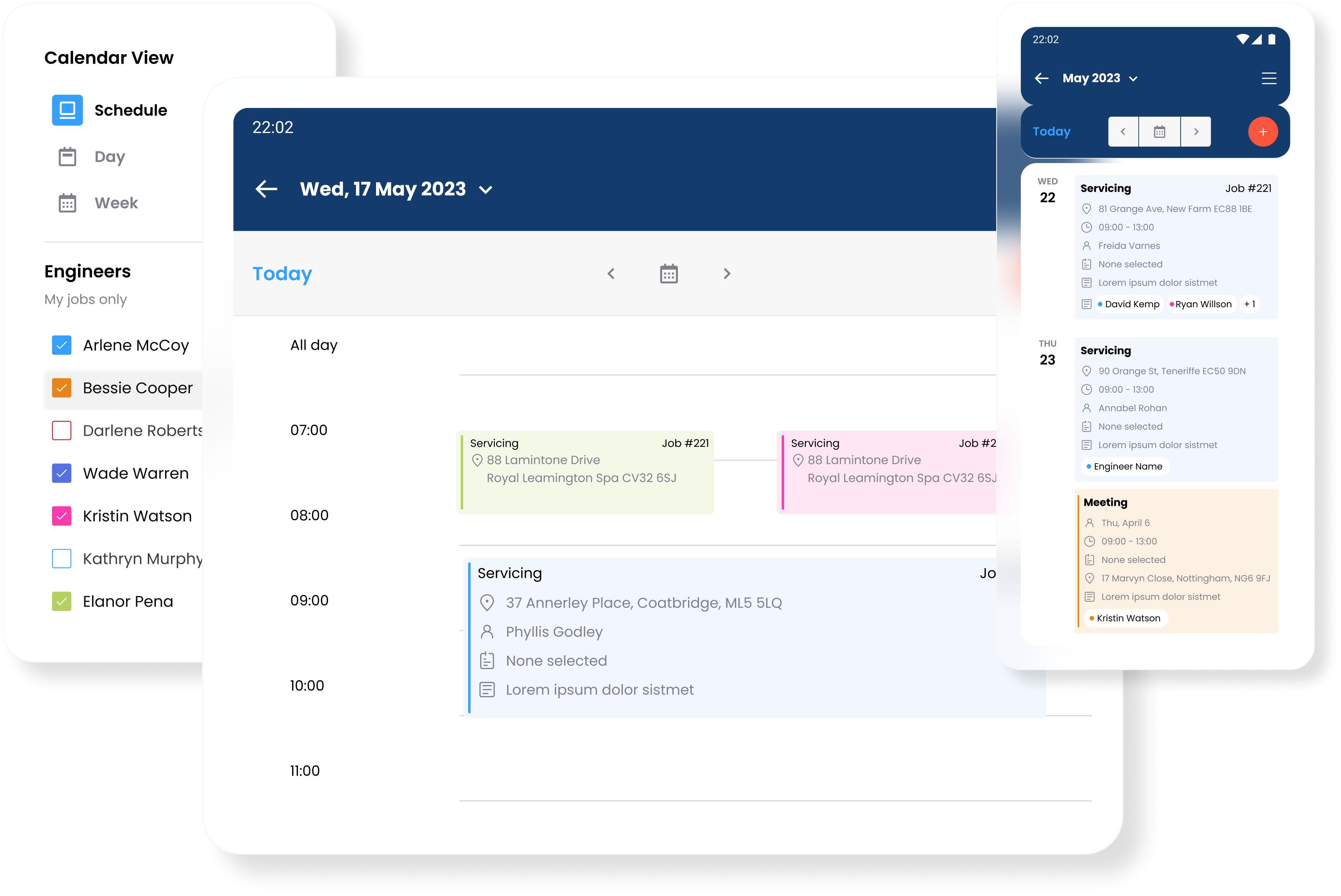 Scheduling - Top Header Gas Certificate Software and App