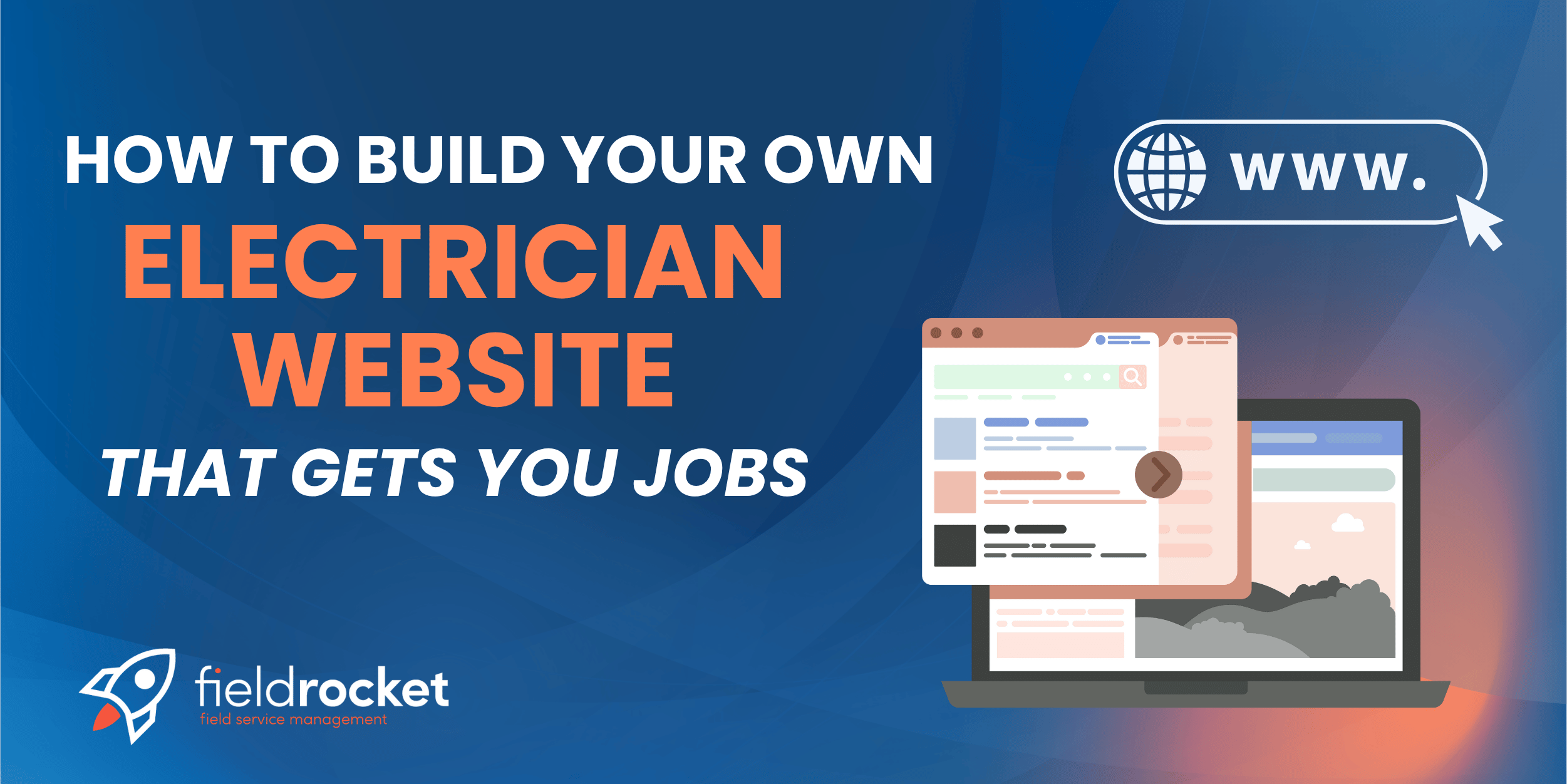 How to build an electrician website